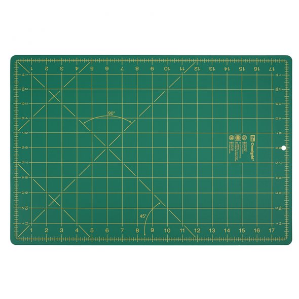 Prym Schneideunterlage (30 x 45 cm/ cm/ inch Skalierung/ grün)