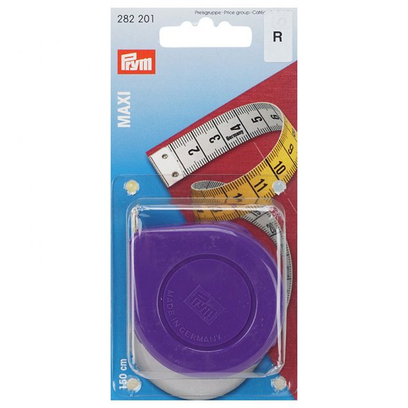 Prym Rollmaßband Maxi (150 cm/ weiß/ lila)