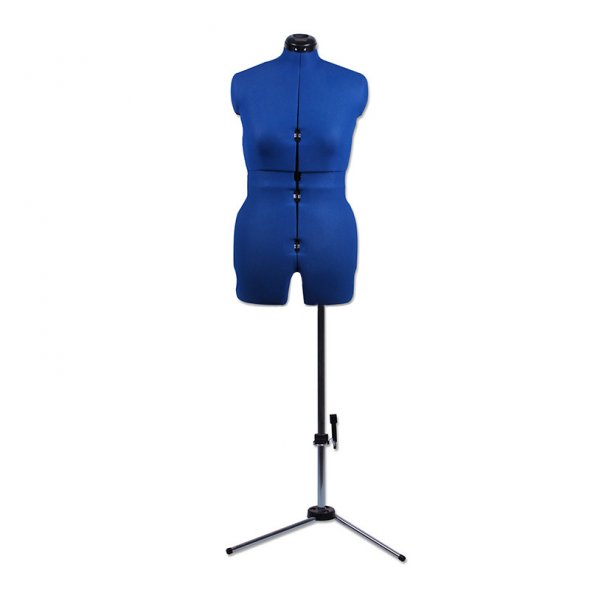 Profi Schneiderpuppe/ Schneiderbüste Legform Größe M - blau