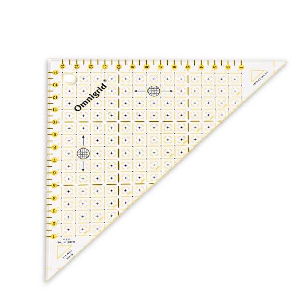 Prym Omnigrid Flottes Dreieck (für 1/2 Quadrat-Dreiecke bis 15 cm)