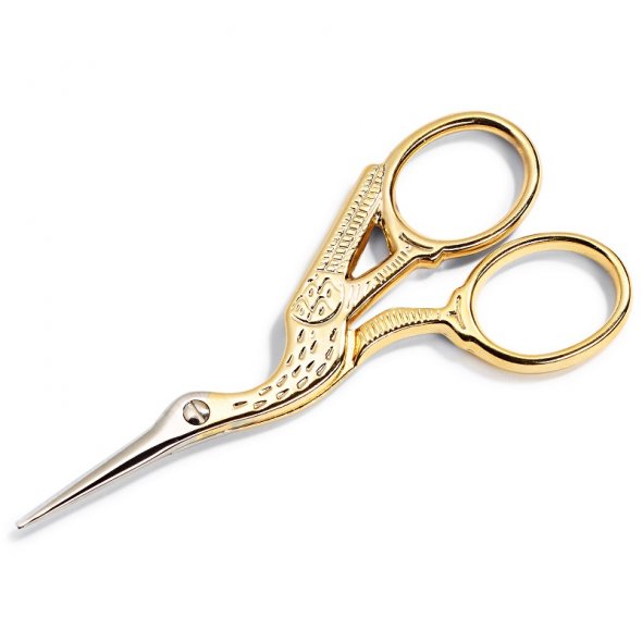 Prym Stickschere Storch (goldfarbig/ 9 cm)