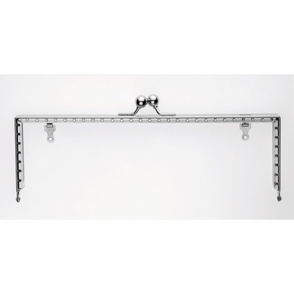 Prym Taschenverschluss Lucia (Metall/ 22,5 x 7,5 cm/ silberfarbig/ 1 St.)