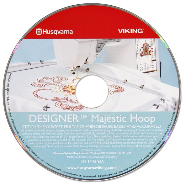Husqvarna Viking Designer Majestic Hoop (360 mm x 350 mm)