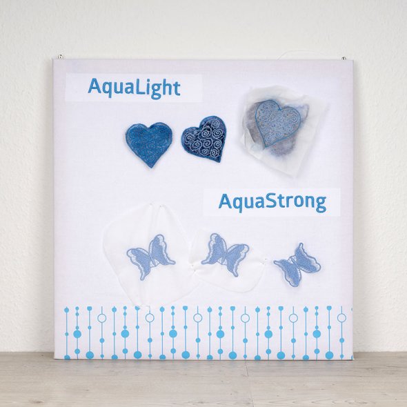 Semplix AquaStrong (38 cm x 5 m/ stab.stark.wasserlösl. Stickvlies/ weiß)
