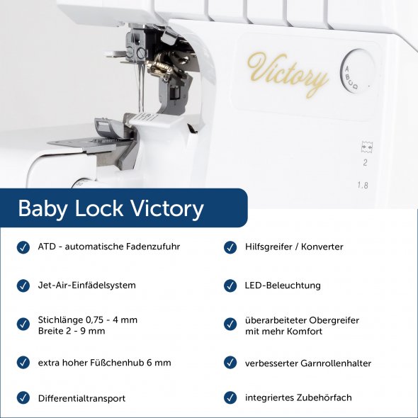 Baby Lock Victory 4 Faden Overlock