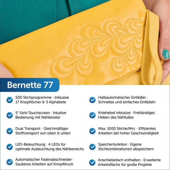 Bernette 77 Computer Nähmaschine