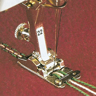 Bernina Nr. 25 Schnürchenfuß mit 5 Rillen