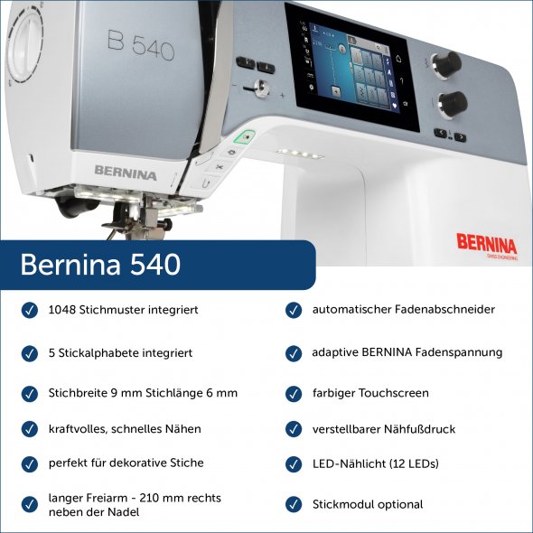 Bernina 540 Näh-und Stickmaschine