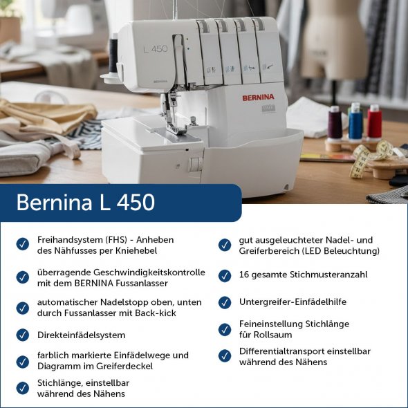 Bernina L 450 4 Faden-Overlock