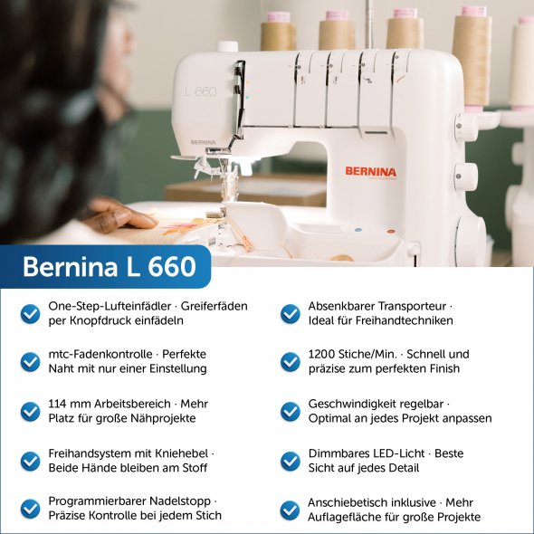 Bernina L660 4-Faden Overlock
