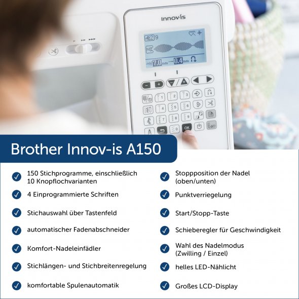 Brother Innov-is A150 Computer Nähmaschine