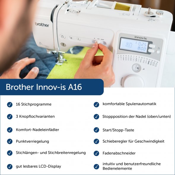 Brother Innov-is A16 Computer Nähmaschine