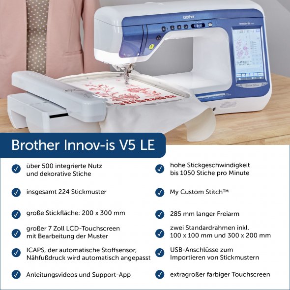 Brother Innov-is V5 LE Näh- und Stickmaschine