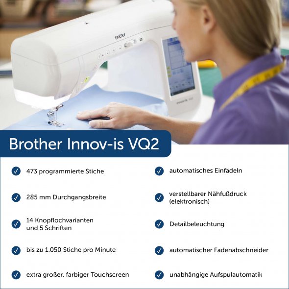 Brother Innov-is VQ2 Näh- und Quiltmaschine
