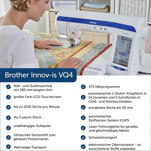 Brother Innov-is VQ4 Näh-und Quiltmaschine