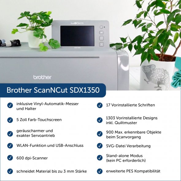 Brother ScanNCut SDX1350 Schneideplotter