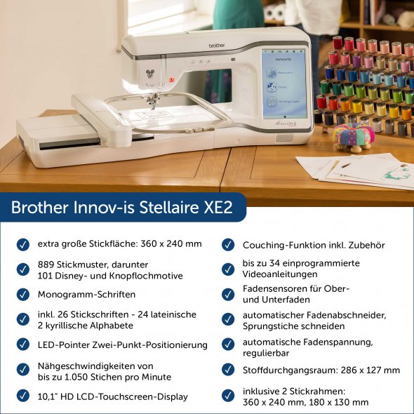Brother Stellaire Innov-is XE2 Stickmaschine