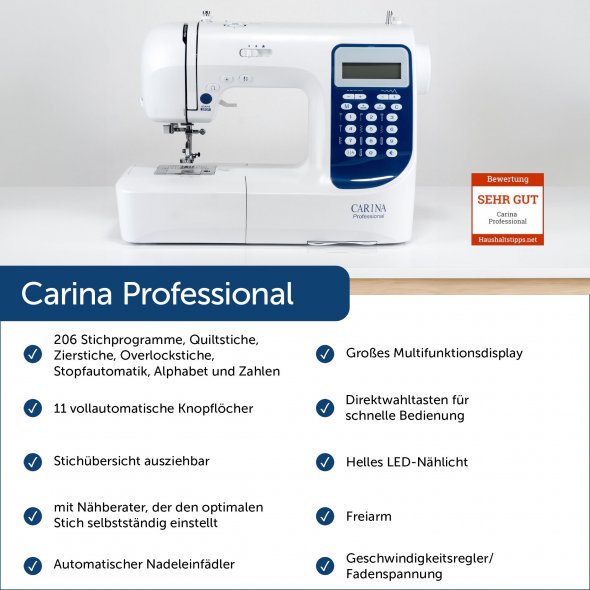 Carina Professional Computer Nähmaschine