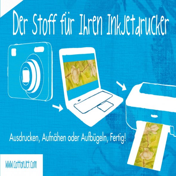Cottonjet "Baumwolle" zum Aufbügeln (2 x DIN A4)