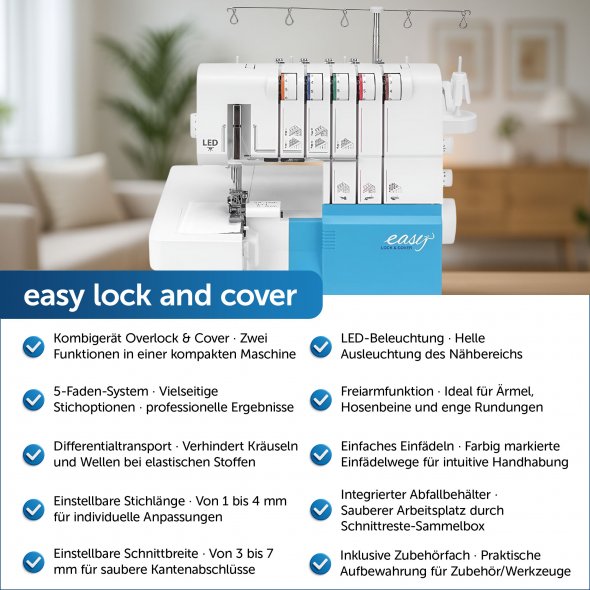 easy lock and cover - günstig und exklusiv in der Nähwelt