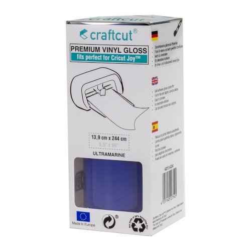 Craftcut Premium Vinyl Folie glänzend (13,9 x 244 cm/ verschiedene Farben/ Box) Ultramarine