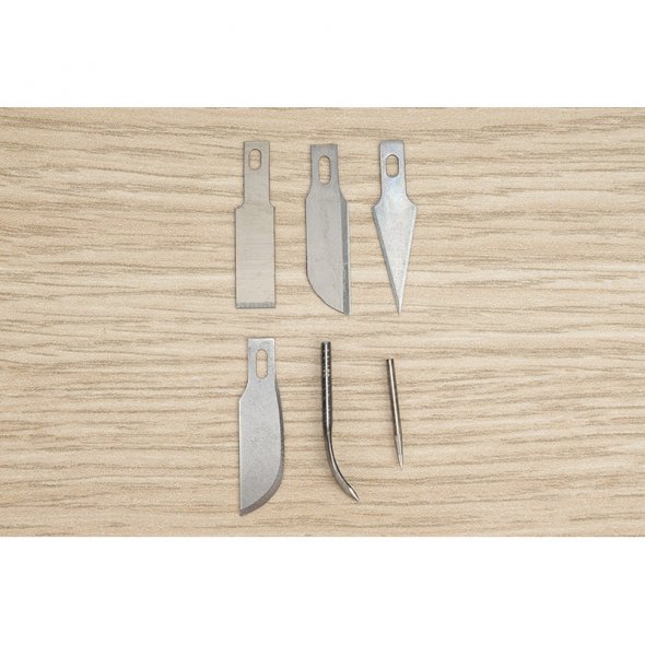 Semplix Grafikmesser-Set (Klingen/ 6-teilig)