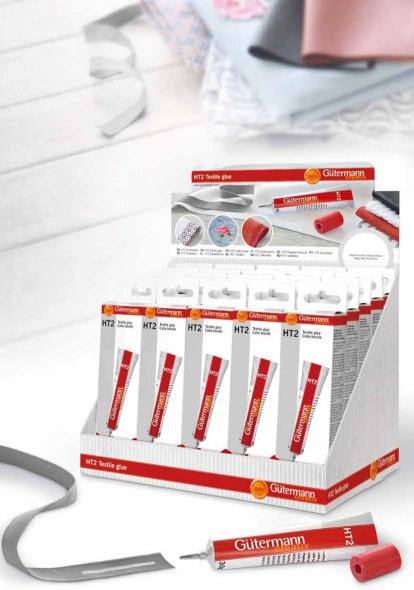 Gütermann Textilkleber Klebenaht-HT2 10er Pack (10 x 30 g)