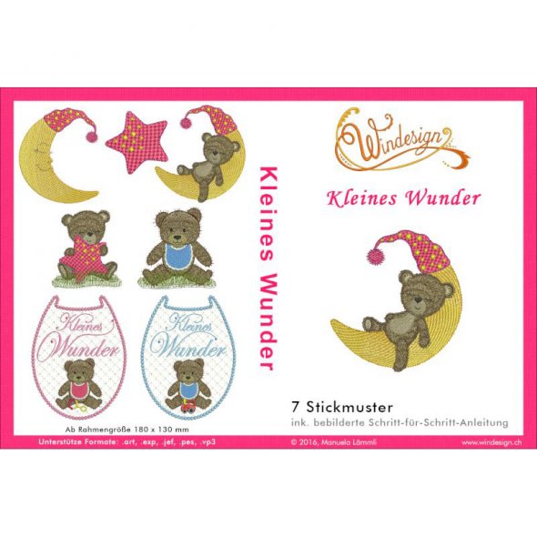 Windesign Stickmuster USB Kleines Wunder (Babykarten und Kindermotive)