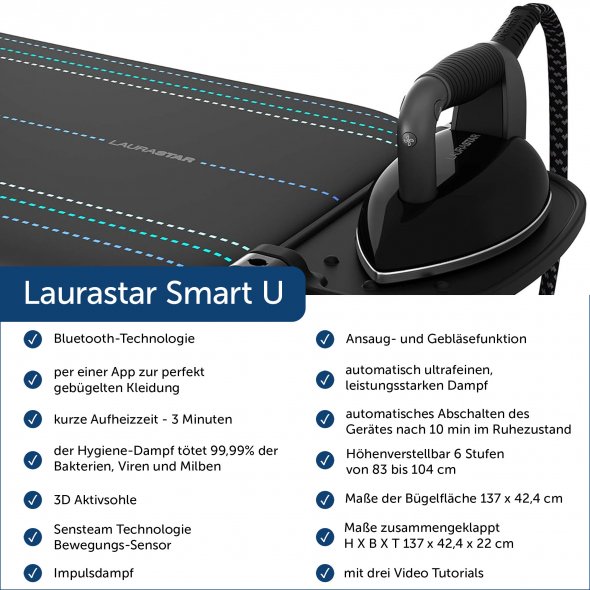Laurastar Smart U mit Bluetooth-Technologie