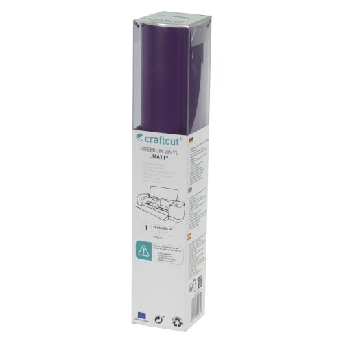 Craftcut Premium Vinyl Folie matt (33 x 244 cm/ verschiedene Farben/ Box) Violet