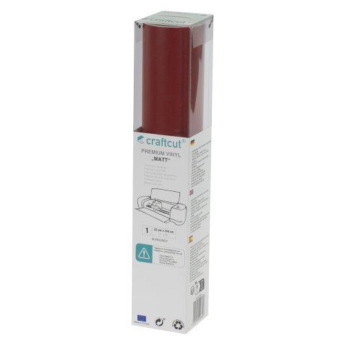 Craftcut Premium Vinyl Folie matt (33 x 244 cm/ verschiedene Farben/ Box) Burgundy