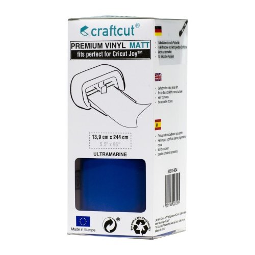 Craftcut Premium Vinyl Folie matt (13,9 x 244 cm/ verschiedene Farben/ Box) Ultramarine