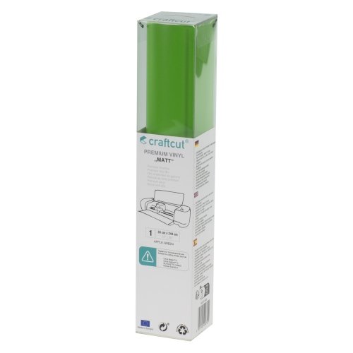 Craftcut Premium Vinyl Folie matt (33 x 244 cm/ verschiedene Farben/ Box) Apple-Green