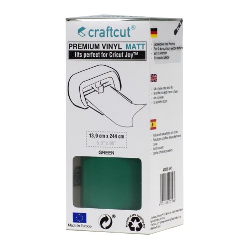 Craftcut Premium Vinyl Folie matt (13,9 x 244 cm/ verschiedene Farben/ Box) Green