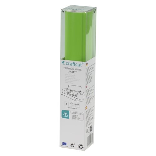 Craftcut Premium Vinyl Folie matt (33 x 244 cm/ verschiedene Farben/ Box) Light-Green