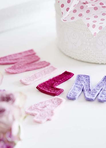 CD Nr. 287 Husqvarna Multiformat Felted Alphabet - Mini Collection