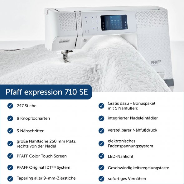 Pfaff expression 710 SE Computer Nähmaschine