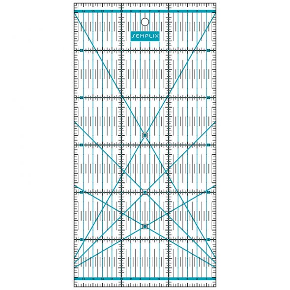 Semplix Schneidematten-Set A3 grau/türkis (Matte 45 x 30 cm)