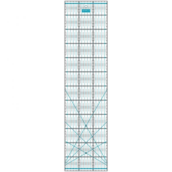 Semplix Schneidematten-Set A2 grau/türkis (Matte 60 x 45 cm)