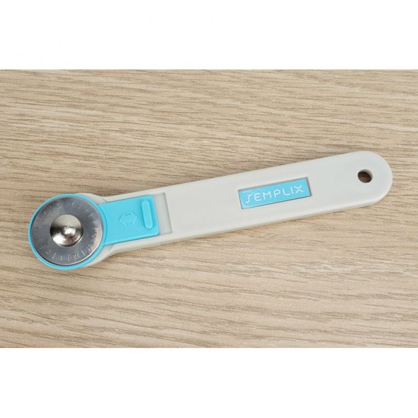 Semplix Rollschneider Mini (28 mm/ blau)