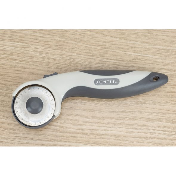 Semplix Rollschneider Maxi Soft Griff (45 mm/ grau)