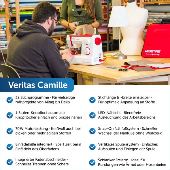VERITAS Camille mechanische Nähmaschine