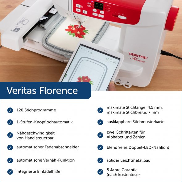 VERITAS Florence Näh- und Stickmaschine