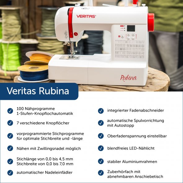 VERITAS Rubina Computer Nähmaschine