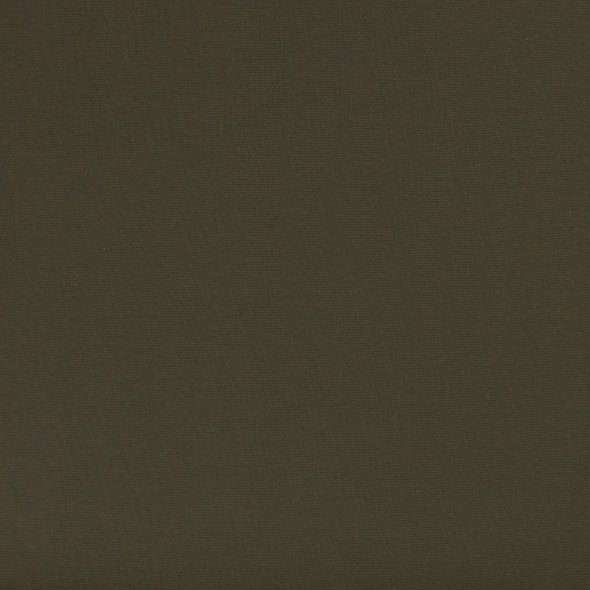 Swafing Baumwoll-Sweat uni, angeraut - Eike 000764-olivgrün: 1,0m