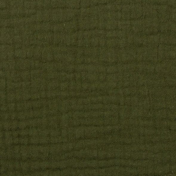 Musselin Stoff, uni - Jenke von Swafing 000767-khaki: 1,0m
