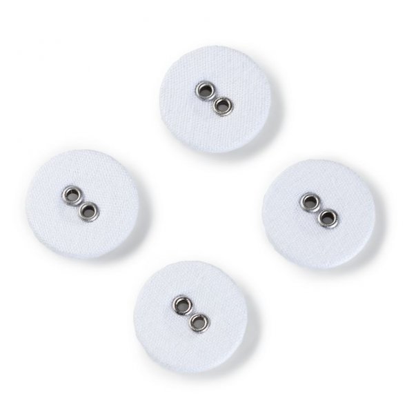 Prym Wäscheknöpfe Leinen (15 mm/ weiß/ 18 St.)