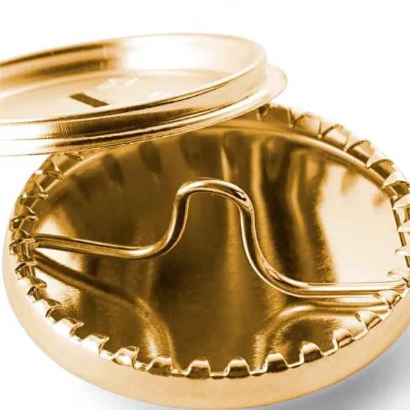 Prym Überziehbare Knöpfe (Ø 15 mm/ goldfarbig/ 6 St.)