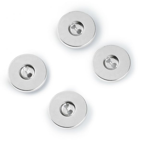 Prym Magnet-Annähknöpfe (19 mm/ silberfarbig/ 3 St.)