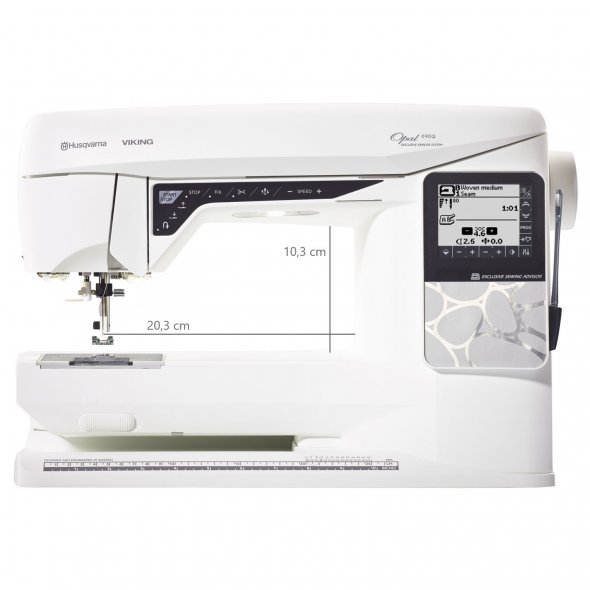 Husqvarna Viking Opal 690Q Näh-und Quiltmaschine